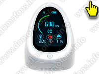 Автономный многофункциональный Tuya Wi-Fi датчик 4 в 1 - HTI-0341-WT