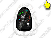 Умный автономный Tuya Wi-Fi датчик-детектор 3 в 1 - HTI-0131-WT